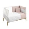 Jgo 2 Pcs.f.nordica Cuna 70 Plumeti Rosa 110x170x3 Cm - Cambrass