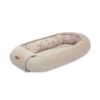 Nido de Bebé Reversible Velvet Bloom Beige 80x45 – Cocoon Acolchado y Ajustable