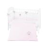 Juego de cama bordado Kikkaboo 2 piezas EU Style 60/120 Rosa