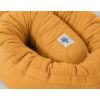 2-in-1 - Baby Nest Quilted - Snake Pillow Bumper - Honey Yellow