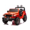 Jeep Rubicon 4x4 Vehículo Eléctrico Naranja