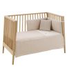 Jgo 2 Pcs.colcha I-v. Cuna 60 Rustic Rosa 60x120x3 Cm - Cambrass