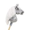 Horse On A Stick Super Hobby Horse Premium - Dapple Grey Horse With A White Mane A4