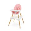 Silla Alta Tuva Rosa Caretero con diseño escandinavo