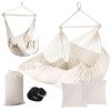 Silla Colgante Gardlov 210cm Beige - Hamaca de Jardín