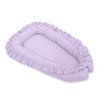 Baby Nest Premium Cocoon For Infants With A Ruffle My Sweet Baby- Lila