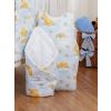 Cotton Sleeping Bag For Children, Size M, 6-12 Months, Tog 2.5, All-season, Blue Teddy Bear