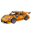 Coche de Carreras GT de Bloques Naranja 1:14 - 1268 Piezas