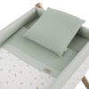 Minicuna Tijera Madera Ardi Verde/natural 55x87x74 Cm - Cambrass - imagen 2
