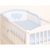 Protector de Cuna My Sweet Baby – Corazones en Cuadro Azul