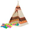 Tipi Indio para Niños + 60 Pelotas 155 cm