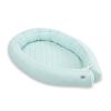 2-in-1 - Baby Nest Quilted - Snake Pillow Bumper - Mint