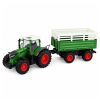 Tractor agrícola teledirigido Lean toys en verde y blanco de plástico
