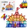 Bloques de construcción magnéticos coloridos para niños.