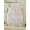Cotton Sleeping Bag For Children, Size M, 6-12 Months, Tog 2.5, All-season, Pink Elephants