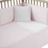 Colcha I-v. Cuna 60 Soft Rosa de Cambrass, 100% poliéster