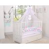 Protector de Cuna trenzado Knot Bumper My Sweet Baby - Rosa, Blanco y Verde