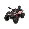 Quad eléctrico Toyz Can-Am Outlander rosa mostrando su diseño divertido.