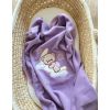 Manta de Forro Polar para Bebés - My Sweet Baby - Buenas Noches Lila - imagen 3