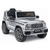 Coche de batería Mercedes AMG G 63 pintado en plata