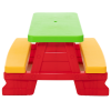 Mesa y Banco Infantil Jardín Rojo Dorex