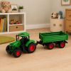 Tractor Agrícola Infantil con Remolque y Ruedas de Goma - imagen 3