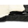 Saco de Dormir Acolchado de Lana Negro Sensillo