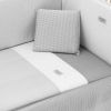 Jgo 2 Pcs.colcha I-v. Cuna 70 Vichy10 Gris 70x140x3 Cm - Cambrass - imagen 2
