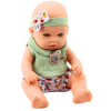 Muñeca con Vestido Floral Verde y Diadema con Lazo - imagen 2