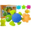 Kit de baño tortugas con cascada de plástico