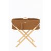 Moses Basket Boho Handmade With Stand - Caramel