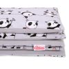 Juego de Ropa de Cuna My Sweet Baby 2 Piezas Panda Gris - imagen 2
