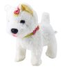 Perro Interactivo con Lazos que Camina y Ladra - Blanco