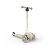Scoot&ride Highwaykick 3S Blanco Ash: Patinete Plegable para Niños