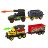 Set de Vehículos de Helicóptero y Dinosaurios - 8 Piezas Coloridas