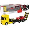 Camión de remolque R/C Mercedes-Benz 1:26 Amarillo Rojo