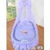 Moisés de Mimbre con Dosel y Ruedas My Sweet Baby Osito Lavanda - imagen 2