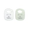 Set de 2 Baberos Rizo+Velour Bear with me Kikkaboo - imagen 2