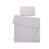 Juego de Ropa de Cuna My Sweet Baby 2 Piezas Hedgehogs Grey - imagen 3