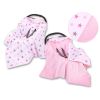 Manta de Asiento para Bebés My Sweet Baby - Estrellas Gris-Rosa