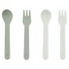 Cubiertos Infantiles Trixie 2-Pack Oliva - Cuchara y Tenedor