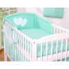 Juego de Cuna 2 Piezas My Sweet Baby - Corazones Colgantes Mint