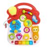 Mesa interactiva multicolor de Lean toys hecha de plástico seguro