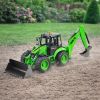 Cargadora Excavadora a Control Remoto Verde 1:14 Huina