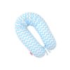 Funda de algodón para cojín de embarazo My Sweet Baby - Chevron Azul
