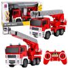 Camión de bomberos RC con escalera giratoria 660° de Lean toys