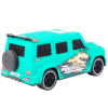 Coche de control remoto RC con dinosaurio, escala 1:10, verde