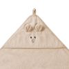 Toalla de Baño con Capucha Babyono de Bambú 100x100 cm Beige - imagen 2