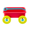 Carrito de Juguetes de Arena Rosa Pastel
