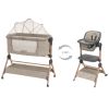 Cuna de colecho y trona 2en1 Kikkaboo Sleat Me Beige